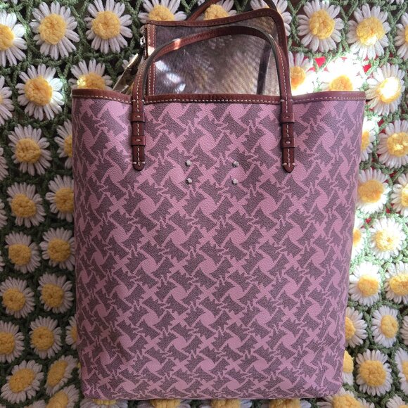 Juicy Couture Scottie Dog Print Large Tote & Matching Pouch - Picture 3 of 15